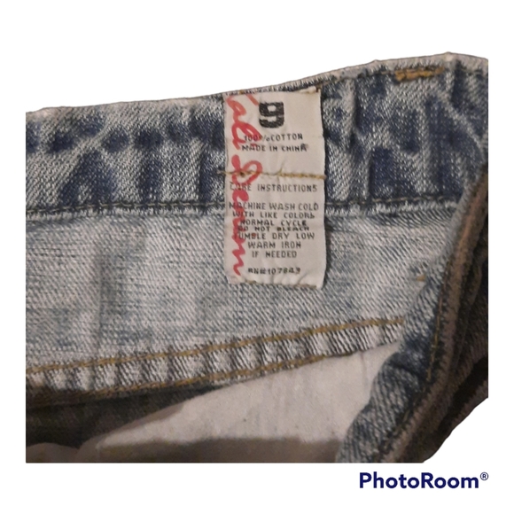 Kali denim mini skirt juniors size 9 - Picture 3 of 4